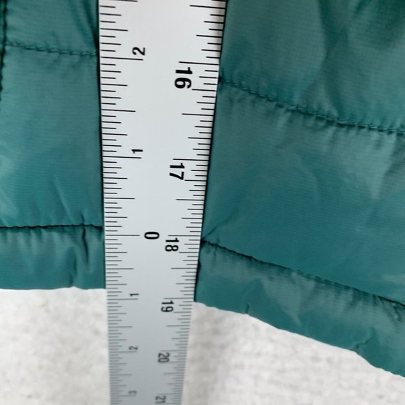 Alpine Design Puffer Vest Jacket Women's XS Teal Full Zip Shortie Quilted 7180 - Picture 5 of 8